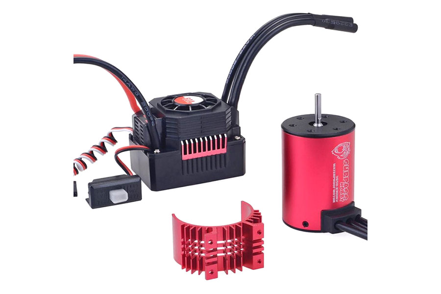 RC Radiostyrt Surpass 3650 3100KV ESC 45A radiator