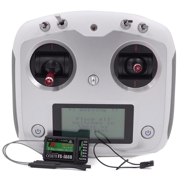 Sändarpaket - FlySky FS-i6S 10CH 2.4GHz receiver FS-iA6B AFHDS 2A