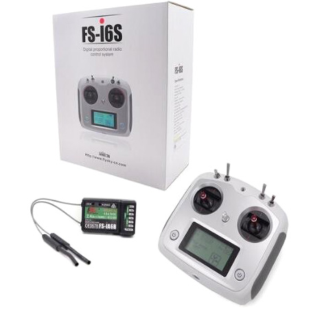 Sändarpaket - FlySky FS-i6S 10CH 2.4GHz receiver FS-iA6B AFHDS 2A