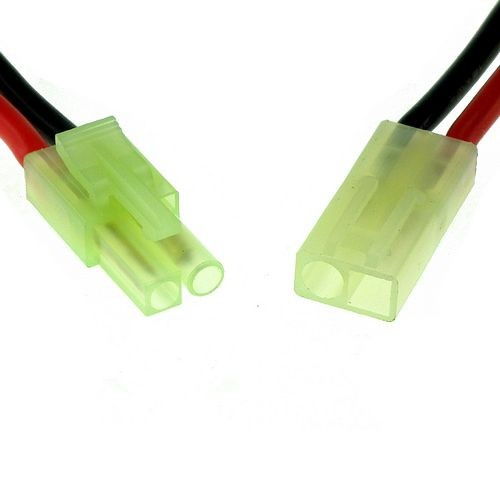 RC Radiostyrt Mini Tamiya plugs with 18AWG 10cm wire