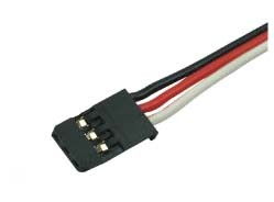 RC Radiostyrt Servo wire with Futaba plug 30cm 22AWG straight