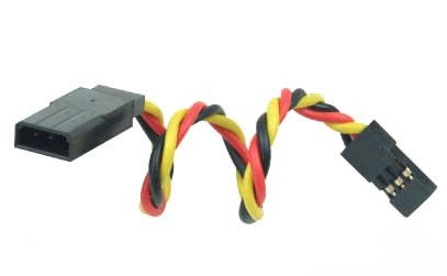 RC Radiostyrt JR 30cm 26AWG twisted servo extension