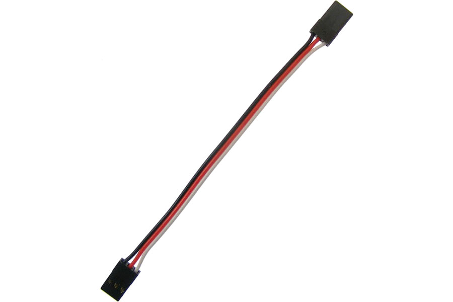 RC Radiostyrt Servo extender JR male-male 10cm 26AWG straight