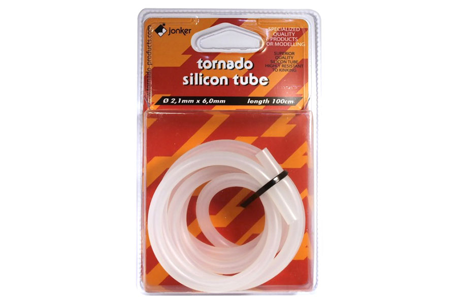 Silicone pipe Tornado 2.1x6.0mm, 1m