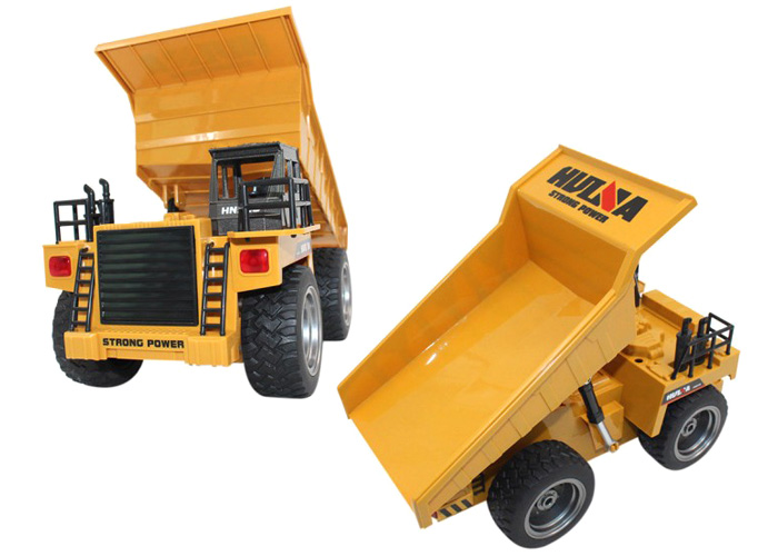 Radiostyrt arbetsfordon - 1:18 Radiostyrd dumpers 2,4Ghz - 6ch - RTR