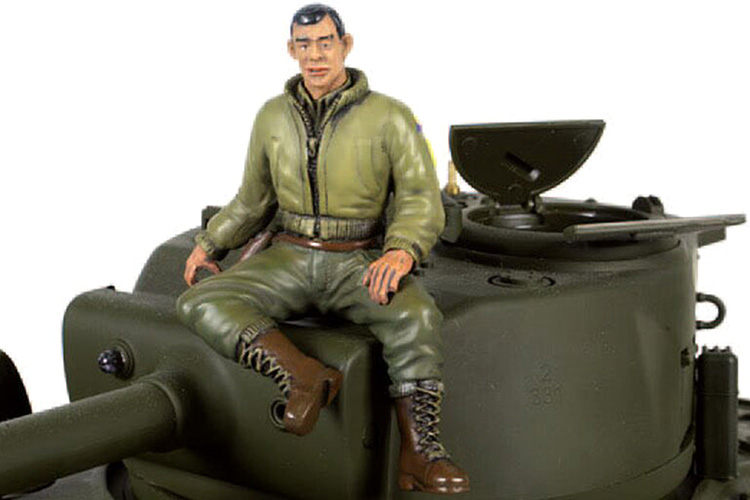 1/16 Figur 2nd Lieutenant G. Clark Sittande