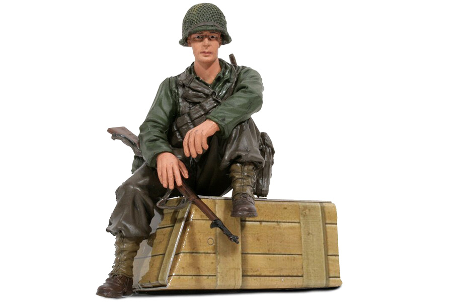 1/16 Figure U.S. Private 1st Class Infantry Sitting