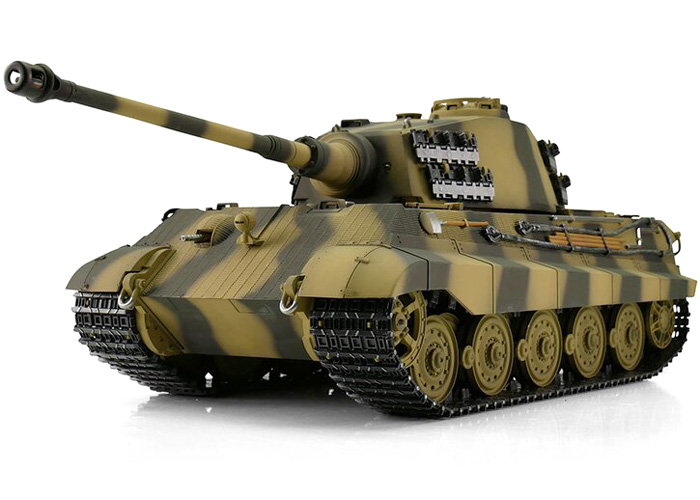 Rc tank - 1:16 - King Tiger, Knigstiger Summer - Torro Pro IR - 2,4Ghz - RTR