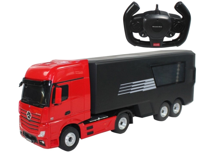 Radiostyrd Lastbil - Mercedes-Benz Actros heli pad - 1:26 - 2,4GHz - RTR