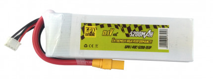 Bild p� Batteri - 11,1V 5200mAh LiPo - 40C - XT90 - GPX