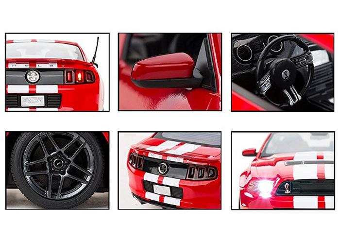 Radiostyrd bil - Ford Shelby GT 500 - Rd - 1:14 - RTR