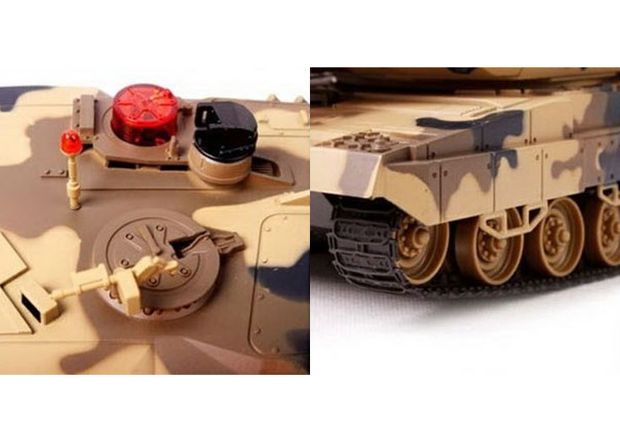 Thumbnail 734 f�r Radiostyrd stridsvagn - Battle Leopard - Green - 1:18 - 2,4Ghz - RTR