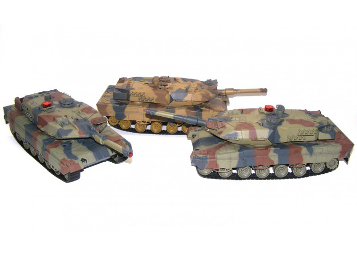Thumbnail 734 f�r Radiostyrd stridsvagn - Battle Leopard - Green - 1:18 - 2,4Ghz - RTR