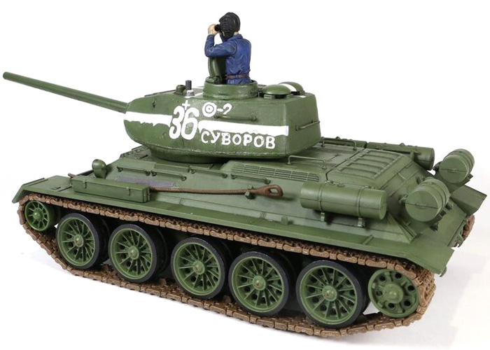 Radiostyrd stridsvagn - Soviet T-34-85 F.O.V - IR - 2,4GHz - RTR