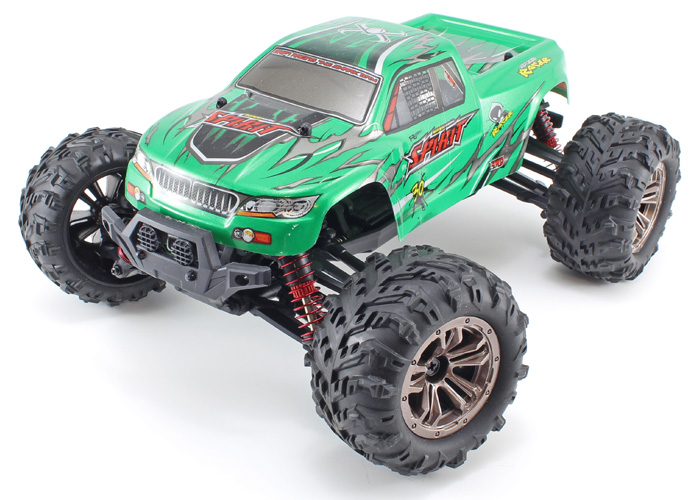 Radiostyrd bil - 1:16 - Spirit MT16 - 2,4ghz - Grn - RTR