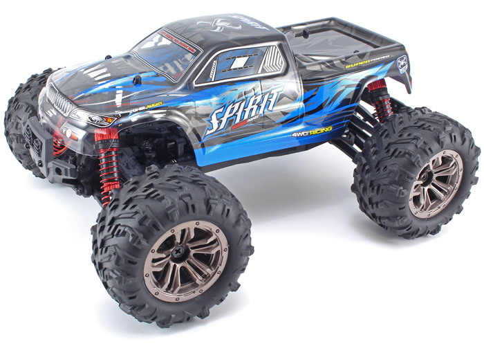 Radiostyrd bil - 1:16 - Spirit MT16 - 2,4ghz - Blsvart - RTR