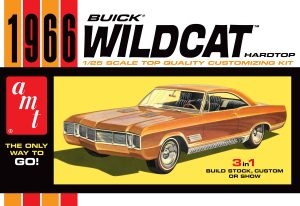 RC Radiostyrt Byggmodell bil - 1966 Buick Wildcat - 1:25 - AMT