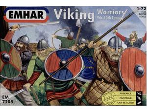 RC Radiostyrt Byggmodell gubbar - Vikings 50 fig. - 1:72-  Emhar