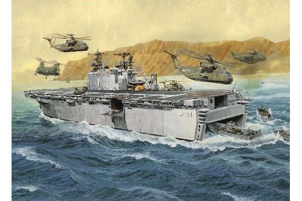 Byggsats krigsfartyg - Assault Ship USS Tarawa LHA-1 - 1:720 - Revell