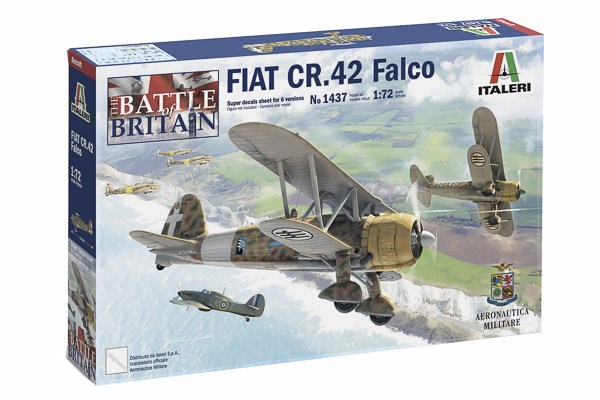 Byggmodell flygplan - Fiat CR.42 Falco - 1:72  - Italieri