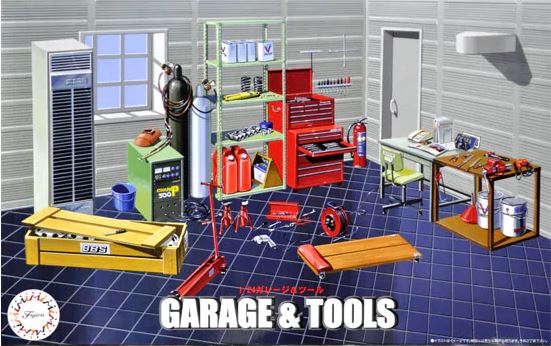 RC Radiostyrt Byggmodell - Garage 1:24 - Fujimi