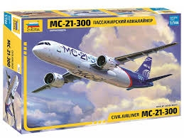 RC Radiostyrt Byggmodell flygplan - Irkut Ms-21-300 (Yak-242) - 1:144 - Zvezda