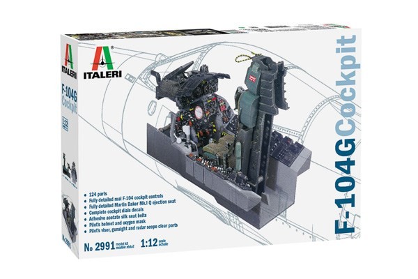 1:12 F-104G Cockpit 1:12 Italieri