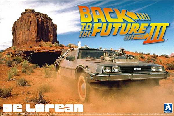Bild p� Byggmodell bil - Back to the Future III DeLorean - 1:24 - Aoshima