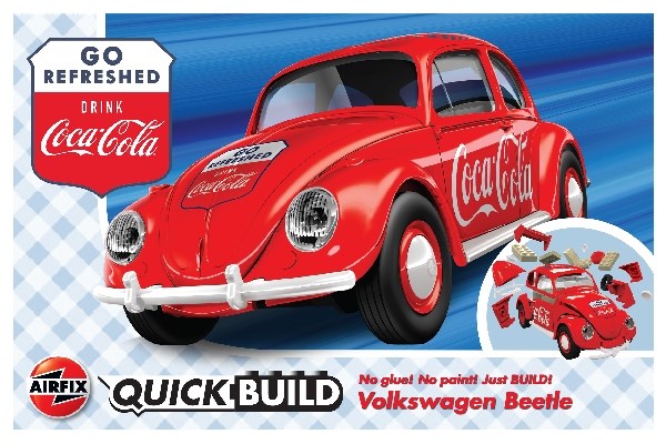 Byggklossar - Quick Build Coca-Cola VW Beetle - AirFix