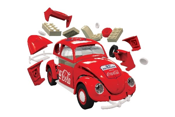 RC Radiostyrt Byggklossar - Quick Build Coca-Cola VW Beetle - AirFix