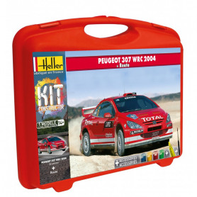 Bild p� Byggmodell bilar - Peguet 307 WCR 2004 roadway1:43 Heller