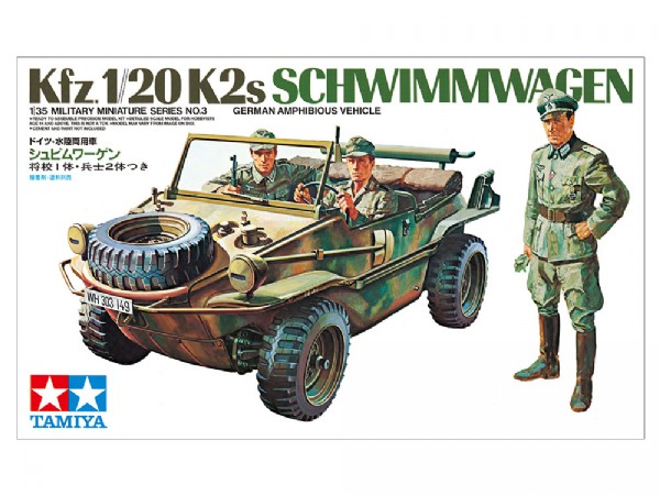 RC Radiostyrt Byggmodell stridsfordon - German Schwimmwagen - 1:35 - Tamiya