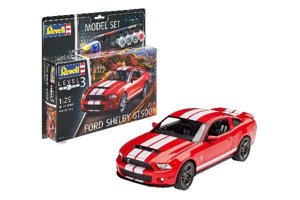 Thumbnail 734 f�r Byggmodell bilar - Model Set 2010 Ford Shelby GT500 - 1:25 - Revell
