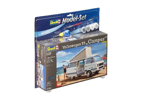 RC Radiostyrt Byggmodell bil - Model Set Volkswagen T3  Camper - 1:25-  Revell
