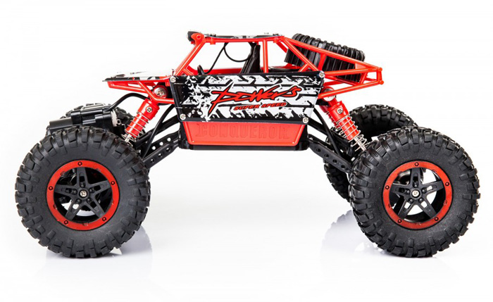 Radiostyrd crawler - 1:18 - NQD Rock Crawler 4wd Röd - 2,4Ghz - RTR