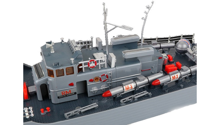 Radiostyrda båtar - Brittisk torpedbåt Blå - 2,4Ghz - RTR