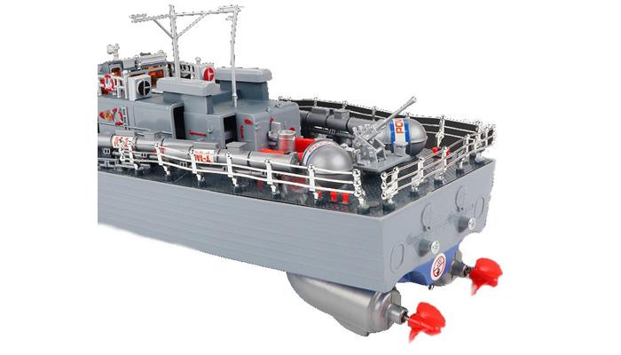 Radiostyrda båtar - Brittisk torpedbåt Röd - 2,4Ghz - RTR