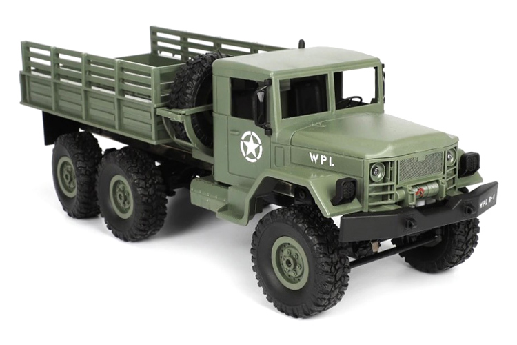 RC Militärfordon - Military Truck B-16 6WD - 1:16 - 2,4Ghz - RTR