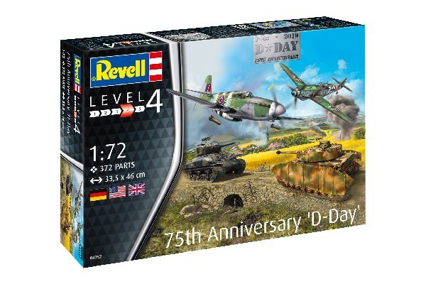 RC Radiostyrt Byggmodell - Gift Set- D-Day 75th Anniversary - 1:72 - Revell