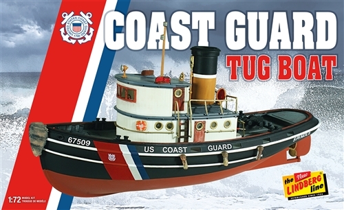 RC Radiostyrt Bygmodell båt - Coast Guard Tug B1926 - 1:72 - Lindberg