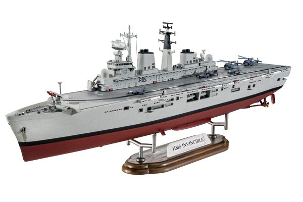 Byggsats -  Model Set HMS Invincible (Falkland War) - 1:700 - Revell