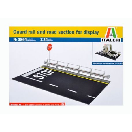 RC Radiostyrt Guard Rail Road Section - 1:24 - Italieri