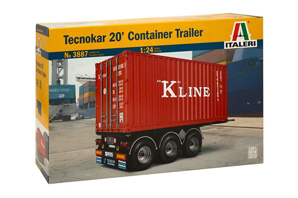 Byggmodell 20 fots Container Trailer - 1:24 - Italieri