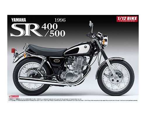 RC Radiostyrt Byggmodell motorcykel - Yamaha SR400/500 96 - 1:12 - Aoshima