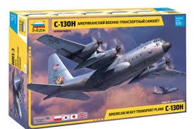 RC Radiostyrt Byggmodell flygplan - C-130 H Hercules - 1:72 - Zvezda