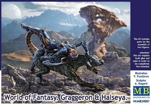 RC Radiostyrt World Of Fantasy. Graggeron och Halseya - 1:24 - MasterBox