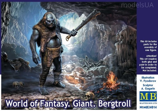 RC Radiostyrt World Of Fantasy. Giant. Bergtroll - 1:24 - MasterBox