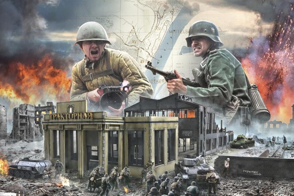 RC Radiostyrt Byggmodell - Battleset Stalingrad Factory - 1:72 - Italieri