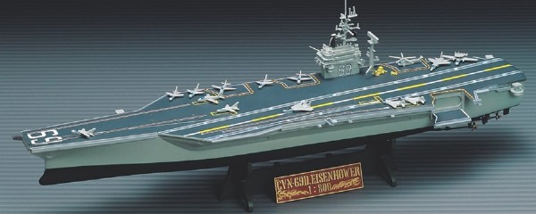 RC Radiostyrt Byggmodell krigsfartyg - USS Eisenhower - 1:800 - Academy