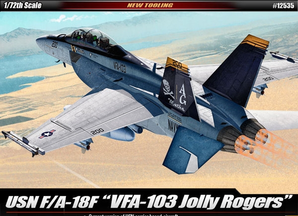 RC Radiostyrt Byggmodell bil - USN VF-103 Jolly Rogers - 1:72 - Academy